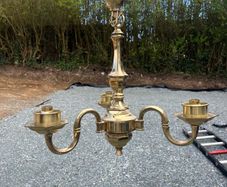 Brass candelabra