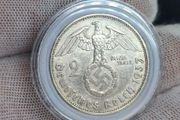 2 Reichsmark 1937 A Berlin WW2 Silver Coin third Reich