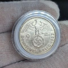 2 Reichsmark 1937 A Berlin WW2 Silver Coin third Reich