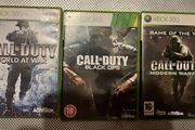 Call of duty Black ops world at war modern warfare Xbox 360 games