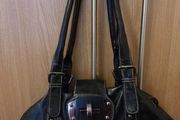 Black handbag