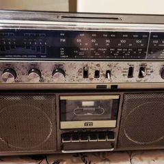 From 1979  ITT 120 Touring Stereo Cassette recorder, working good compare with age.
