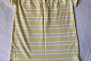 Brand New Girl's Yellow &amp; White Pique Polo Dress | Size 2-3 years