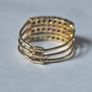 14ct Gold Sapphire, Ruby And Emerald, Harem Ring. High Quality Precious Stones. Image 4