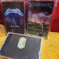 Cassette Tapes Metallica Megadeth Metal Rock x 3