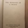 The Boyhood Of A Priest. Published By The Catholic Book Club 111 Charring Crossrd London. First Edition Hardback In Good Condition. See Photos For Same. Image 6