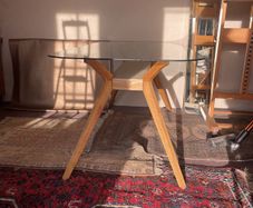 Beautifully designed Irish oak table.