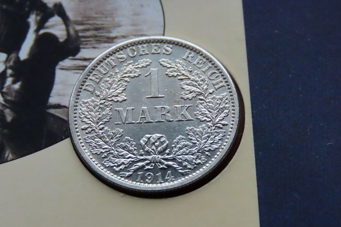 2 Silver coins in old German Empire set Kaiser Wilhelm II | original Silver Coins