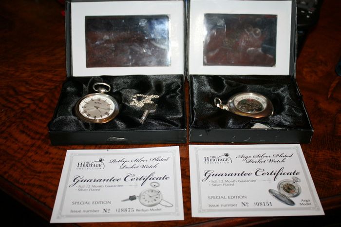 Silver Plated Pocket Watches (35 each)