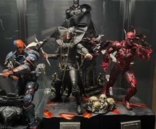 LPZZ 1/12 4 Figure Set. Batman Red Death Deathstroke Batman Who Laughs