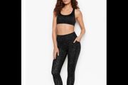 bottoms Victoria secrets Animal print khaki &amp; black us 6 uk 10 with pockets 7/8 length