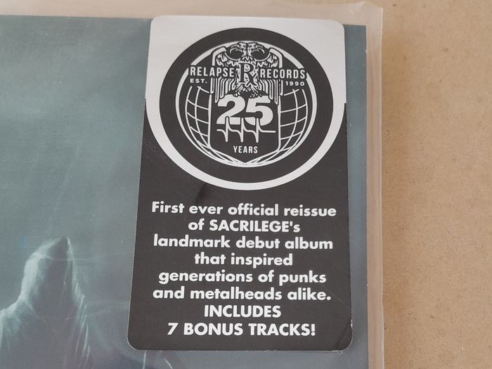 Sacrilege Beyond The Realms Of Madness metal punk