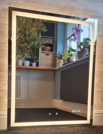 LED Bathroom Mirror 80x100cm Fogless