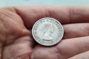 1957 Elizabeth II Two Shilling Coin