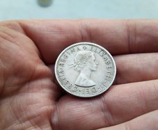 1957 Elizabeth II Two Shilling Coin