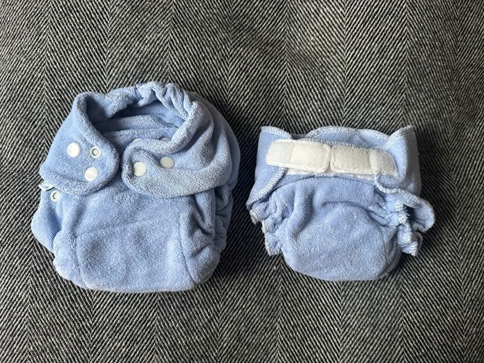 2 Sets of Popolini Newborn Cloth Nappies - Brand New, Never Used