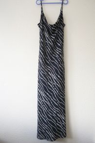 Dynamite Women's Navy and White Dress  XS / 34 / 6
