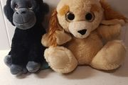 Gorilla and Dog Plush Soft Toys