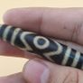 Vintage Antique inspired Himalayan Tibetan 3 Eyes Agate Gemstone Bead Amulet Pendant Image 6