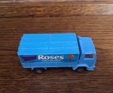 Vintage Majorette Cadbury Roses advertising  Die Cast Ford Truck