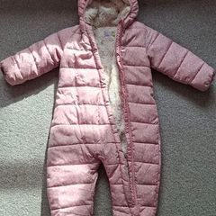 Pink Girls Snowsuit