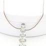 Silver Cubic Zirconia Necklace Image 5