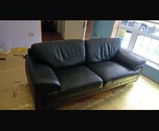 leather sofa