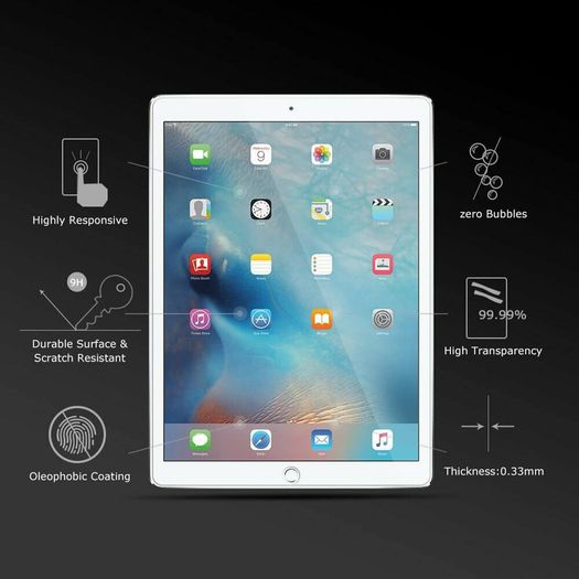 For iPad Pro 10.5" 2017 Tempered Glass Screen Protector Protective Glass 9H New - FHT23IPTG