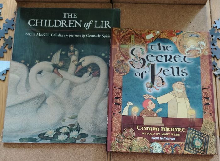 Irish Mythology & Animation Book Bundle  The Secret of Kells & Children of Lir