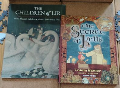 Irish Mythology & Animation Book Bundle  The Secret of Kells & Children of Lir