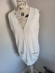 long knit waistcoat