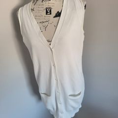 long knit waistcoat