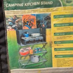 Camping cooker / kitchen stand