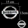 Nissan Badge Chrome 15cm X 13cm Rear Tailgate Image 4