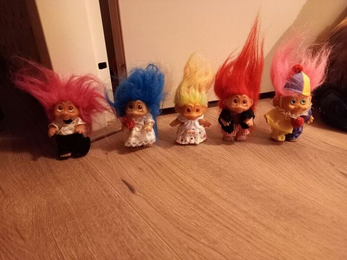 Vintage Dam Trolls from 1985