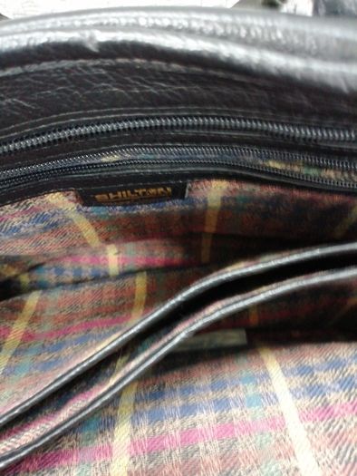 Jane Shilton Black Leather Briefcase