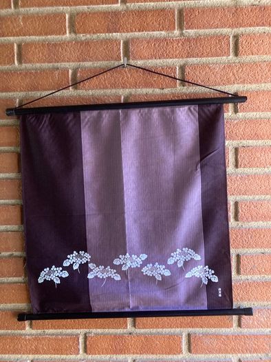 Original Japanese Tenugui  calendar  (wall textile art)