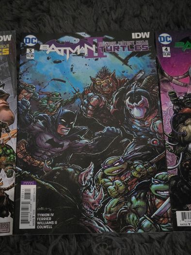 Batman/Teenage Mutant Ninja Turtles II #1-6 SET DC IDW 2018 Freddie Williams II