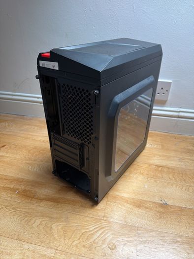 Gaming PC Case, Mid Tower Black&Red, Good Condition