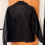 ZARA Black Denim Jacket Image 3
