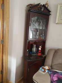 corner mahogney unit