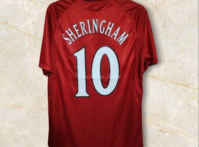 Man Utd ( Retro/ Sheringham 10 ) ,champions League Final, Size : Xl
