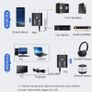 2in1 USB Bluetooth 5.0 Transmitter & Receiver Adapter 3.5MM AUX CAR Audio Music Image 3