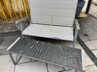 2x Garden Bench. Winter restoration project