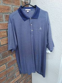 Peter Millar Striped Golf Polo Shirt Mens XL