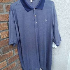 Peter Millar Striped Golf Polo Shirt Mens XL