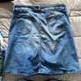 Women's denim knee length skirt Image 7