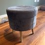 Grey foot stool Image 2