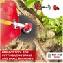 BU-KO 52cc Long Reach Petrol Multi Functional Garden Tool: Petrol Strimmers and Brush Cutter, Extendable Petrol Hedge Trimmer, Pruner Chainsaw, Petrol Grass Trimmers, 75cm Extension Pole, Toolbag Image 6
