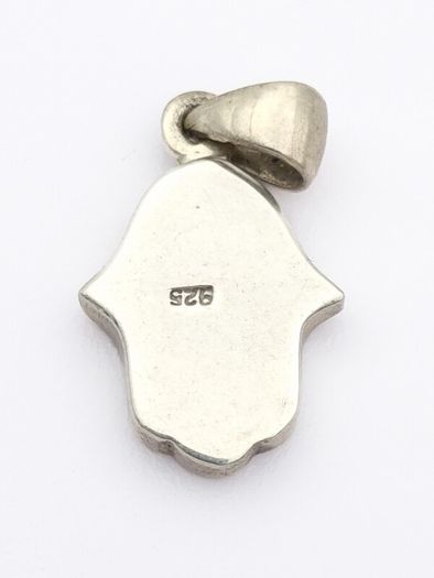 Vintage Sterling Silver Hand of Fatima Pendant